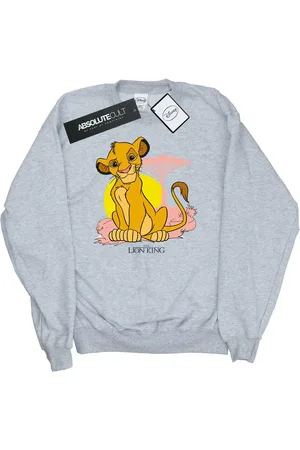 Disney Womens/Ladies The Lion King Simba Pastel Sweatshirt (Sports Grey) - - Size Large