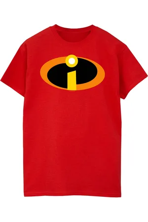 Disney Womens/Ladies The Incredibles Costume Logo Cotton Boyfriend T-Shirt - Size X-Large