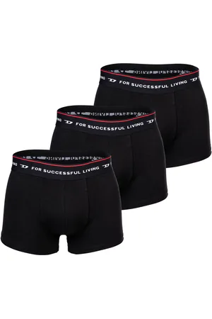 Diesel Mens Umbx-Damienthreepack Boxer Shorts - - Size Small