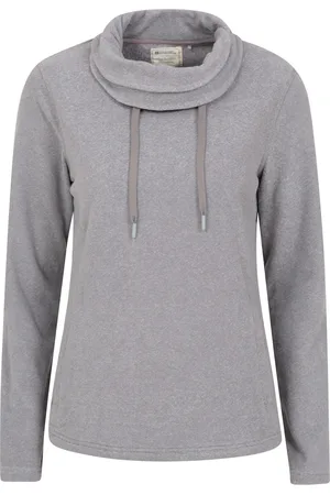 Mountain Warehouse Womens/Ladies Hebridean Cowl Neck Fleece Top (Dark ) - Size 6 UK