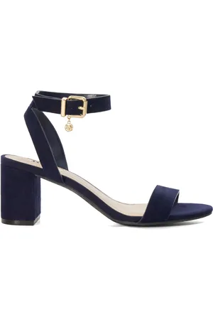 Dune Womens Ladies Memee - Mid Block Heel Sandals - Leather (archived) - Size UK 8