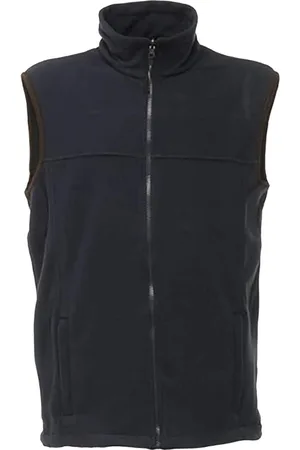 Regatta Mens Unisex Haber II Full-Zip Bodywarmer Fleece Anti-Pill Jacket (250 GSM) (Dark ) - Size 2XL