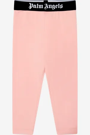 Palm Angels Girls Waistband Logo Leggings in - Size 8Y