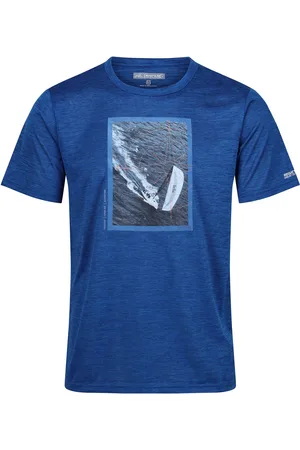 Regatta Mens Fingal VIII Sailboat Marl T-Shirt (Oxford ) - Size Medium