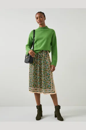 LK Bennett Womens Ethel Skirts, Multi/ - Size 20 UK