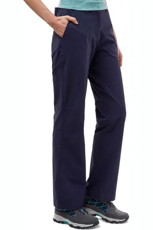 Peter Storm WoMens Stretch Roll-Up Water Repellent Walking & Hiking Trousers with Pockets - Polyamide - Size 12 UK