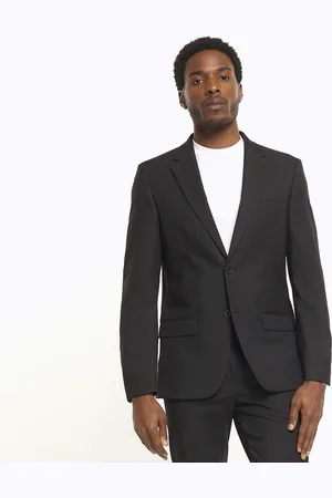 River Island Mens Twill Suit Jacket Skinny Fit