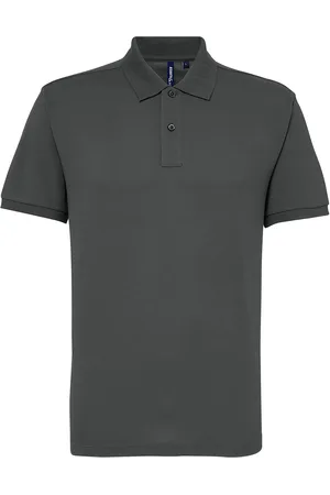 Asquith Mens Short Sleeve Performance Blend Polo Shirt - Size Large