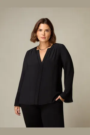 Live Unlimited London Womens Flute Sleeve Blouse - Size 12 UK