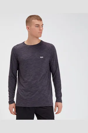 MP Activewear Mens MP Performance Long-Sleeve Top - Marl - Size X-Small