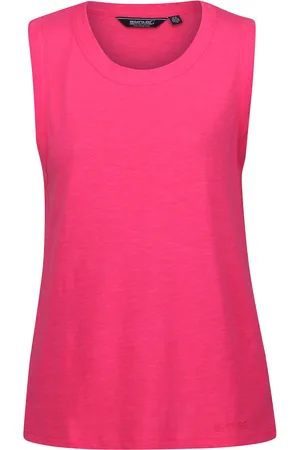 Regatta Womens/Ladies Fariah Plain Sleeveless Top (Hot ) - Size 8 UK