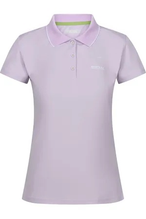 Regatta Womens/Ladies Maverick V Polo Shirt ( Frost) Cotton - Size 8 UK
