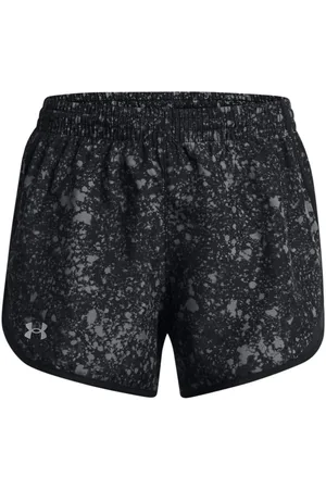 Under Armour Womens UA Fly-By 3 Inch Printed Shorts in - Size 14 UK