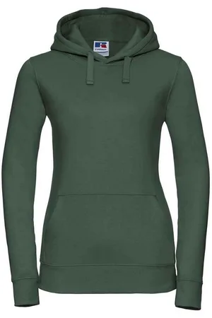 Russell Athletic Womens/Ladies Authentic Hoodie (Bottle ) - Size 8 UK