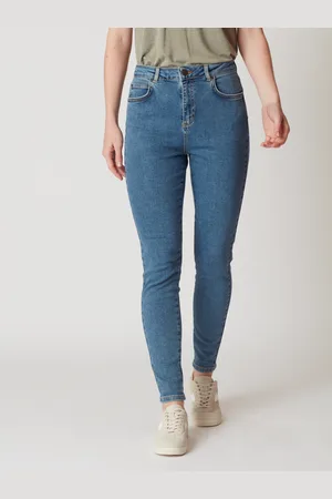 Thought Womens Organic Cotton High-Rise Skinny Jeans - - Size 12 UK