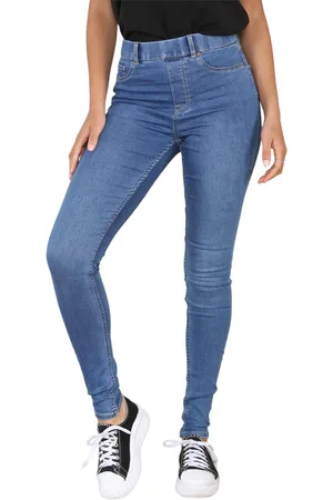 New Look Womens Lift & Shape Super Skinny Denim Jeggings - Cotton - Size 8 Regular