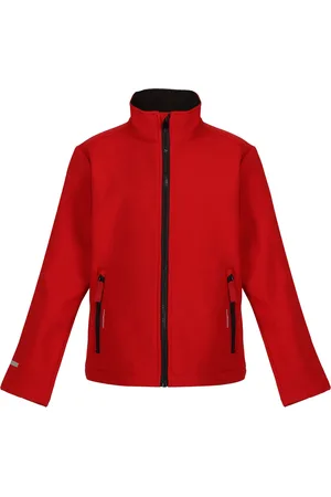 Regatta Childrens Unisex Childrens/Kids Ablaze 2 Layer Soft Shell Jacket (Classic /Black) - Size 5-6Y