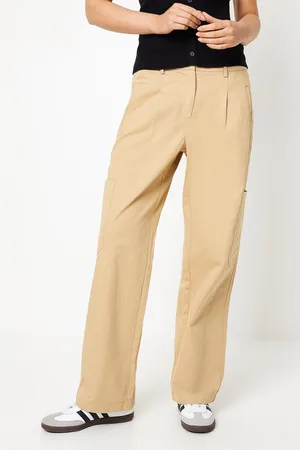 Oasis Womens Twill Cargo Pocket Detail Trouser - Cotton - Size 10 Regular