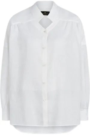 Belstaff Womens Maeve Linen Shirt - Size Small