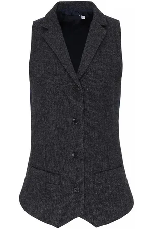 Premier Womens/Ladies Herringbone Waistcoat - Size 10 UK
