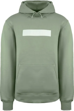 Nicce London Long Sleeve Pullover Green Mens Lima Hoodie 204 1 02 08 0341 - Cotton - Size Small