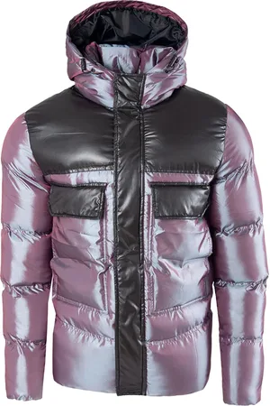 Soul Star Soul Star Mens Padded Quilted Puffer Hooded Jacket - - Size Small