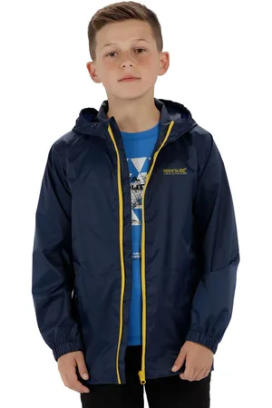 Regatta Boys & Girls Pack-It Packable Waterproof Breathable Jacket - Polyamide - Size 5Y