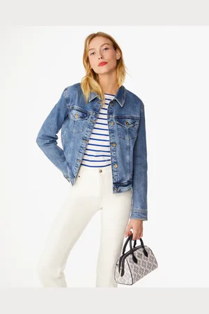 Kate Spade Womens Classic Denim Jacket - - Size X-Large