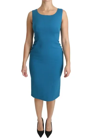 Dolce & Gabbana WoMens Bodycon Sheath Knee Length Wool Dress material_wool1 - Size IT 36 (Womens)
