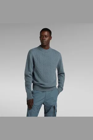 G-Star Mens G-Star RAW Cable Knitted Sweater - Wool (archived) - Size Small