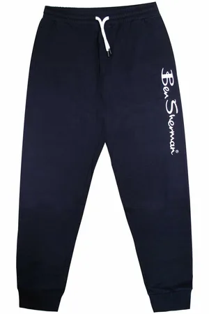 Ben Sherman Mens Large Logo Joggers Various Colours 5059508105293 - Cotton - Size Large