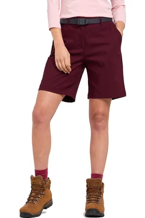 Brasher WoMens Walking & Hiking Stretch Shorts with Multiple Pockets and Matching Belt - Polyamide - Size 8 UK