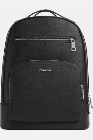 Coach Mens Ethan Backpack in Pebbled Leather Bag - - One Size