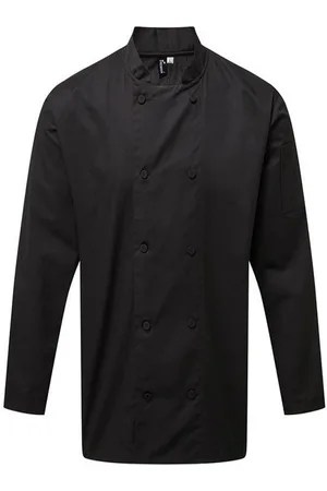 Premier Mens Coolchecker Long-Sleeved Chef Jacket - Size 4XL