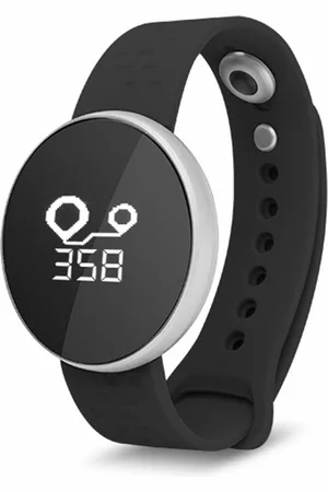 Aquarius Unisex Water Resistant Smart Watch with OLED Display & Bluetooth, Rubber - One Size