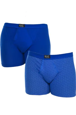 Kisses and Love Mens Pack-2 Basic Open Boxers KL2011 man - - Size X-Large