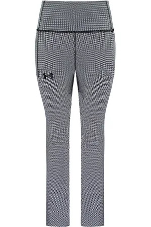 Under Armour HeatGear Stretch Waist Womens Geo Ankle Leggings 1371114 001 - Size Small