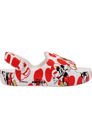 Melissa Girls Free Cute x Mickey And Friends /Red Sandal - Size UK 7 Infant