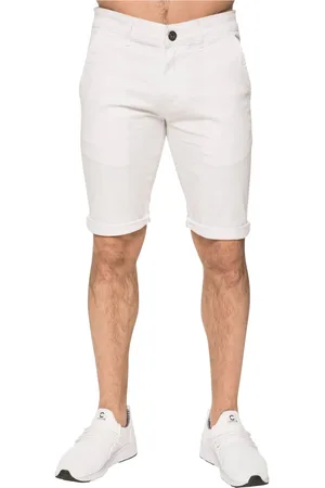 Enzo Mens Slim Fit Stretch Chino Shorts - Cotton - Size 38W/32L