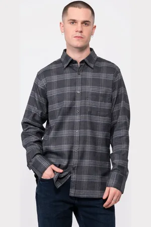 Oliver Sweeney Censo Mens Long Sleeved Brushed Cotton Shirt - - Size Large