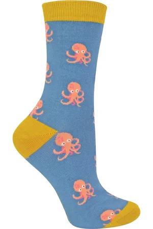 Miss Sparrow Womens 1 Pack Ladies Novelty Animal Patterned Bamboo Socks - - Size UK 4-7