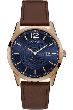 Guess Perry Mens Watch W1186G3 Leather - One Size