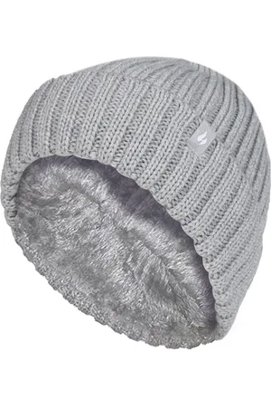 Heat Holders Girls Chunky Ribbed Thermal Winter Hat & Gloves Set - - Size 7-10Y