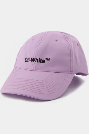 OFF-WHITE Womens Logo Baseball Cap in Lilac / White - - One Size