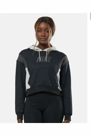 Nike WoMens Crop Hoodie in / Grey - Size Medium