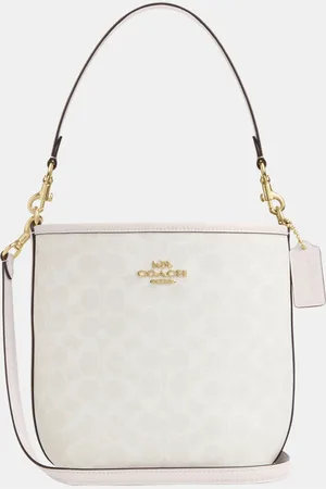 Coach Womens City Bucket Bag in Signature Canvas - - One Size