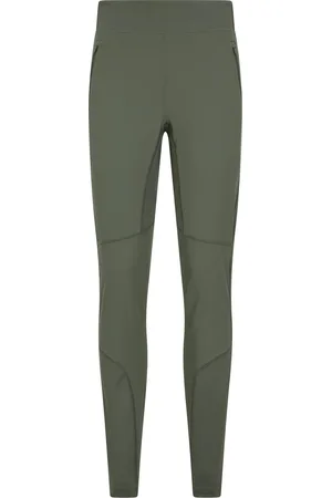 Mountain Warehouse Womens/Ladies Etna Water Resistant Leggings ( Green) material_Synthetic - Size 8 UK
