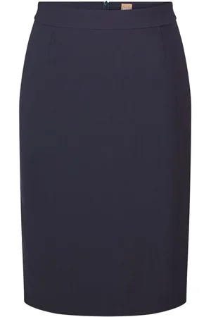 HUGO BOSS Womens Vilea Skirt in Wool - Size 8 UK