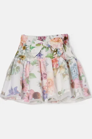 Angel & Rocket Girls Perla Layered Print Skirt - Size 11Y