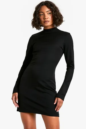 Boohoo Womens Tall High Neck Tailored Shift Dress - - Size 6 UK